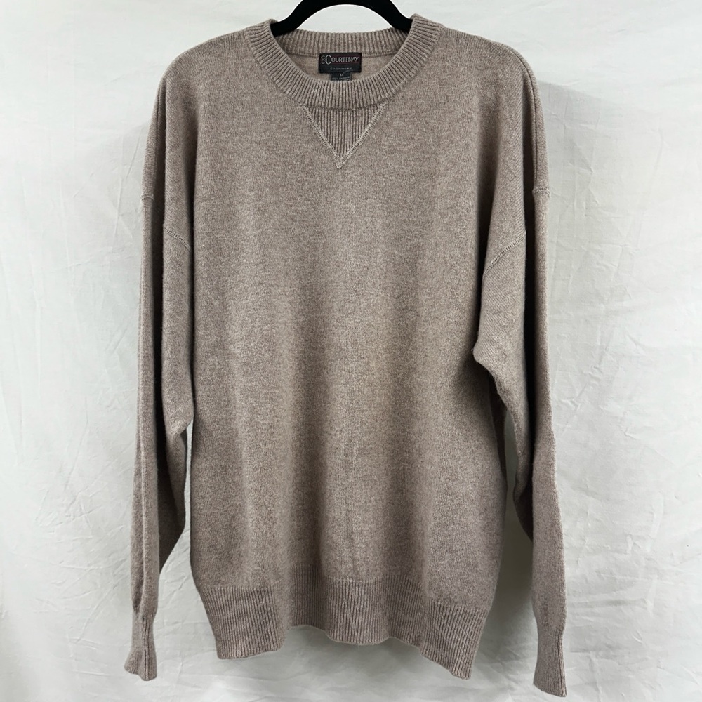 Vintage CC COURTENAY 100% Cashmere Sweater Knit Pullover Size M